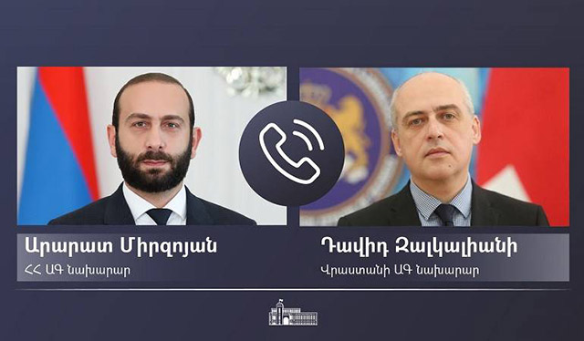 Armenian, Georgian FMs discuss situation resulting from Azerbaijani provocations