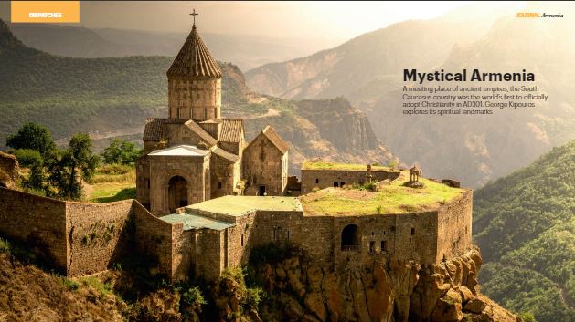 British travel magazine highlights Armenia’s tourist potential