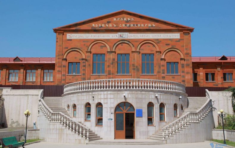 Renovation of the main building of the Artsakh State University being completed