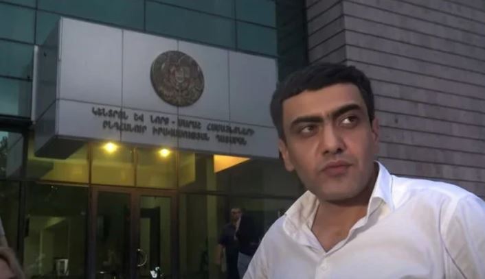 ‘Arush Arushanyan has no fear, he is certainly not scared of detainment, he handles all of this with a smile’: Erik Aleksanyan