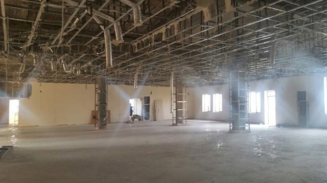 Gym being built in Stepanakert