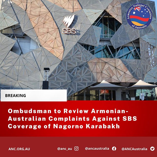 Ombudsman to Review Armenian-Australian Complaints Against SBS Coverage of Nagorno Karabakh