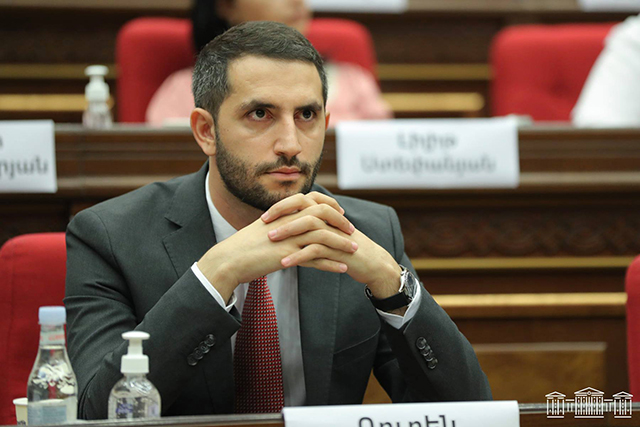 Ruben Rubinyan elected Deputy Speaker of Parliament