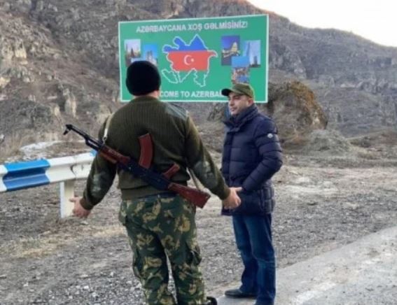 The route to Karahunj’s gardens also closed, which is now under Azerbaijani control
