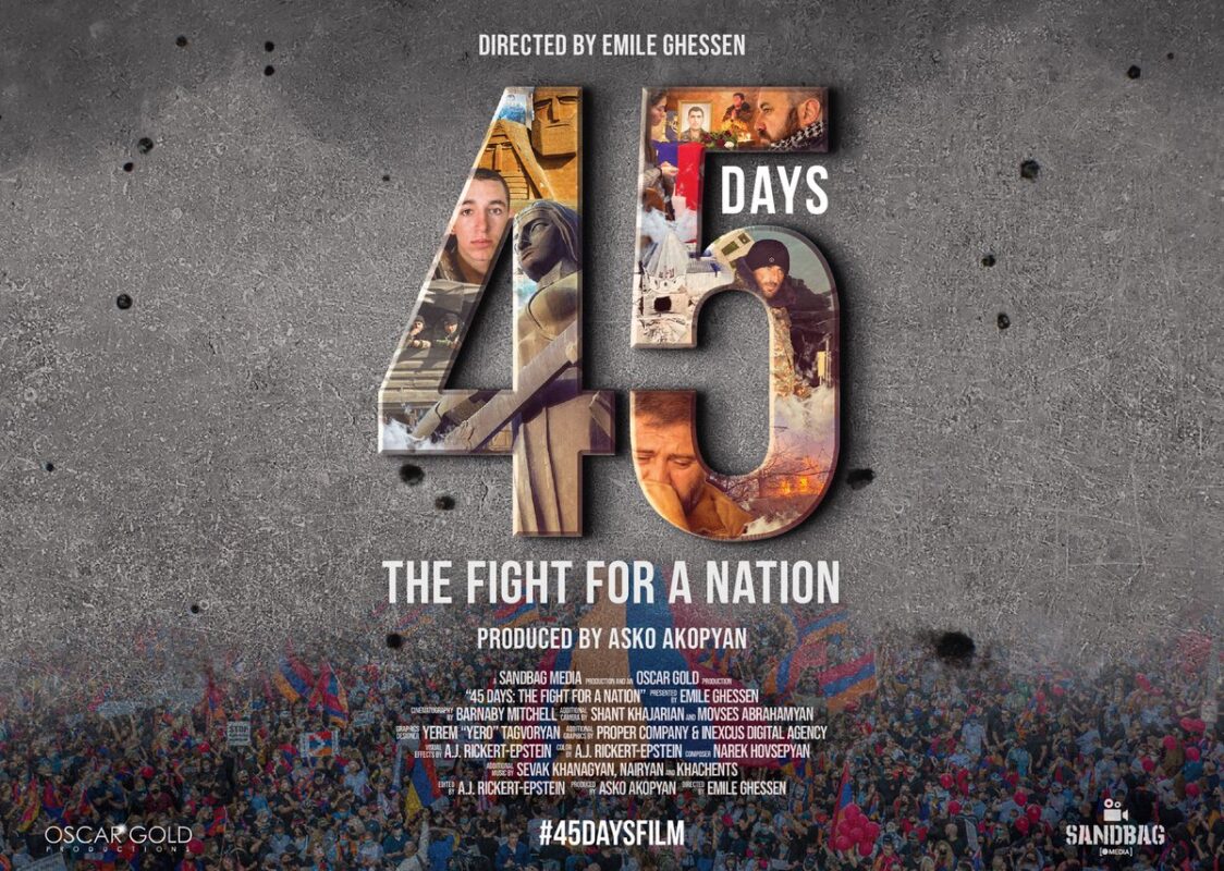 45 Days – The Fight For A Nation: Documentary on Artsakh war to be screened in the US