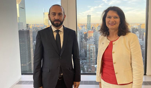 Ararat Mirzoyan and Ann Linde discussed issues on regional security and stability