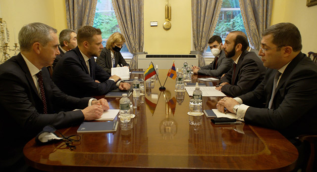 The Ministers of Foreign Affairs of Armenia and Lithuania exchanged views on the wide agenda of Armenia-EU partnership, the technical assistance of the EU provided to Armenia