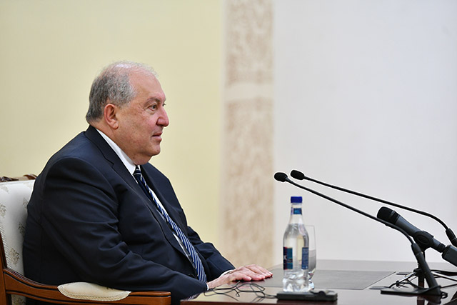 “I felt proud when I was in Shushi”, said President Sarkissian
