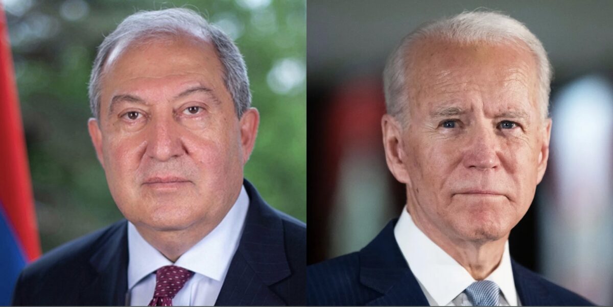 Armenia condemns all expressions of terrorism: President Sarkissian addresses message to Biden