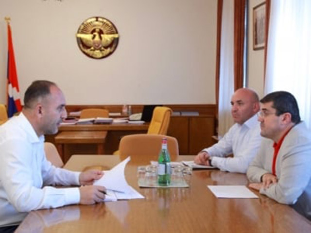 Karabakh President receives Deputy Director of Hayastan All-Armenian Fund