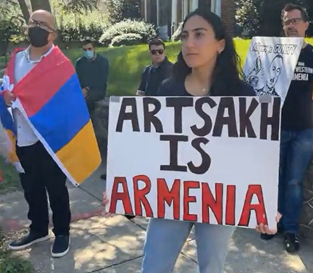 Armenians rally in Washington, demand release of POWs. (Photos, video)