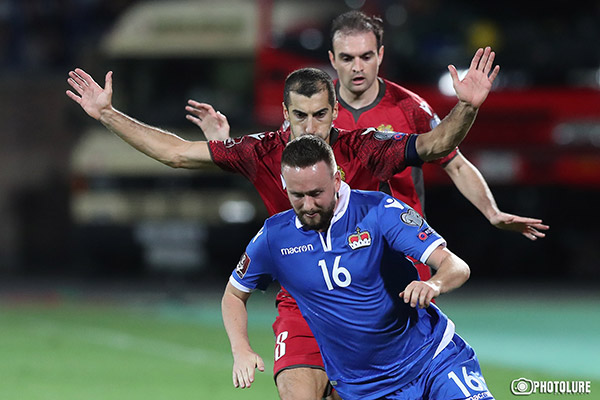 Armenia beat Lichtenstein 1-0 in World Cup qualifier – Public Radio of  Armenia