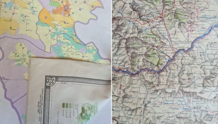 “No road passes through the territory of Azerbaijan”: Links to official Soviet secret maps