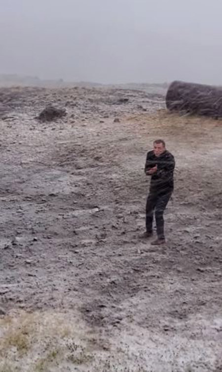 First snow falls in Armenia: (Video)
