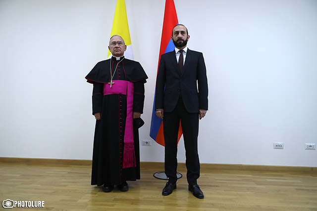 The Holy See has always stood by Armenia in difficult times – Foreign Minister