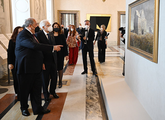 Exhibition of unique works of Armenian art opens at Italian Presidential Palace Quirinal
