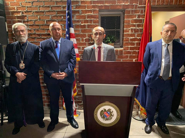 Consulate General of Armenia in Los Angeles hosts reception in honor of Artsakh’s State Minister