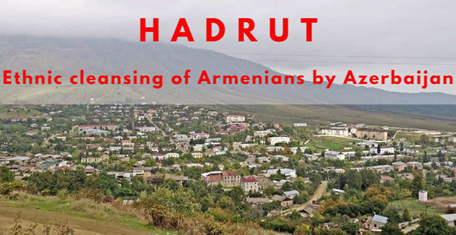 Occupied Hadrut is undeniable proof of Azerbaijan’s policy of hatred and ethnic cleansing against Armenians