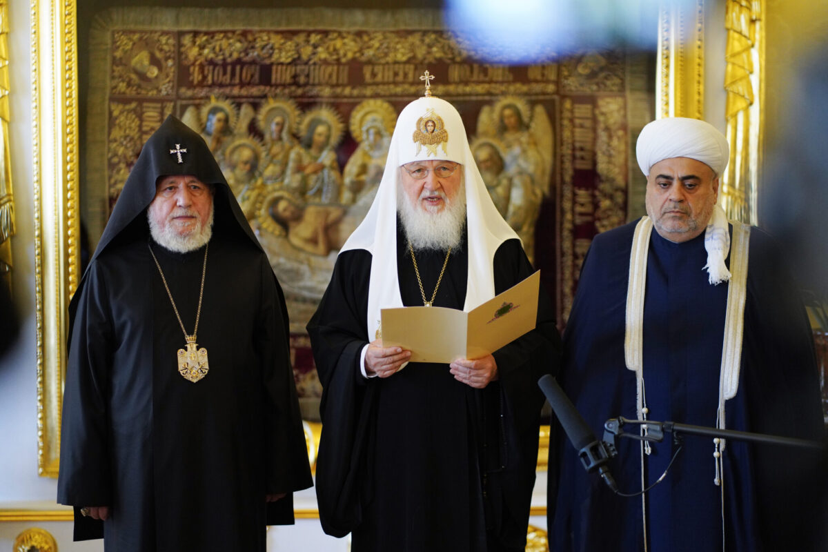 Religious leaders of Armenia, Russia and Azerbaijan meet in Moscow