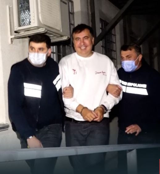 Georgian presses report that Saakashvili is in a prison in Tbilisi: (Video)