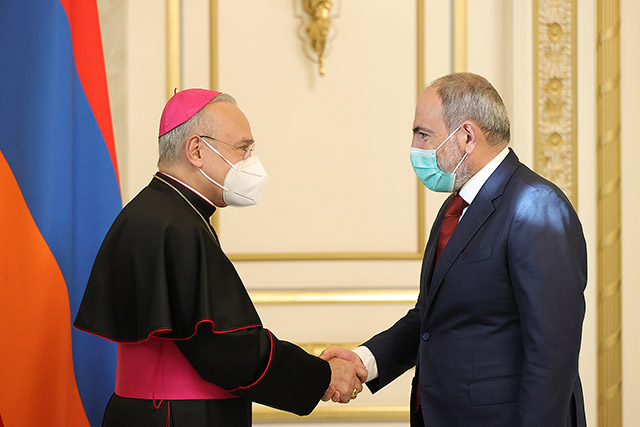 Opening of Apostolic Nunciature of the Holy See in Yerevan an important stimulus for Armenia-Vatican relations – PM Pashinyan