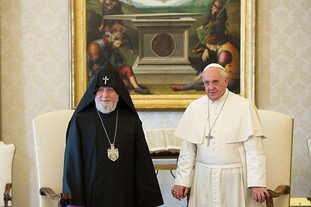 Catholicos of All Armenians to meet Pope Francis