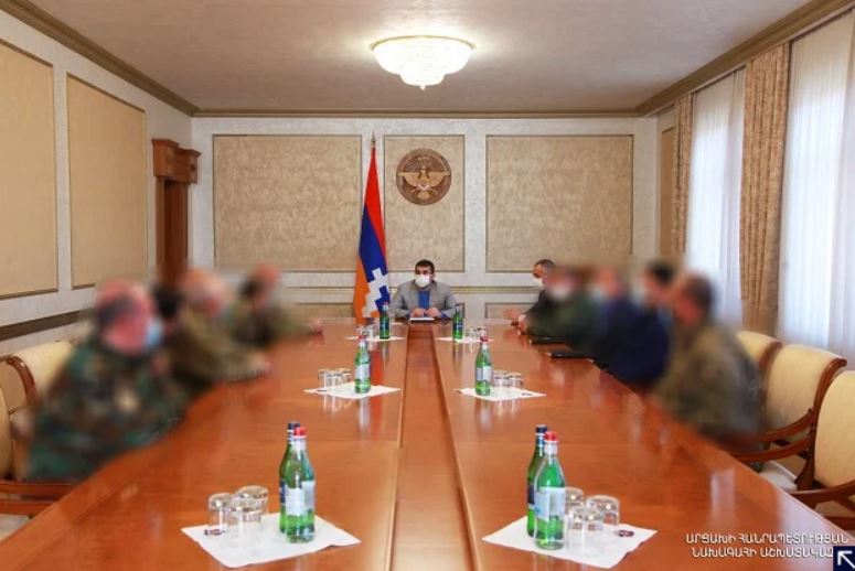 President of Artsakh convened meeting with participation of high-ranking officers of NSS