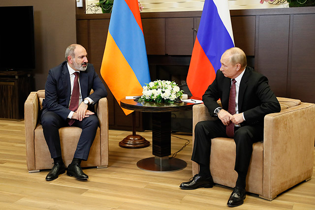 Pashinyan and Putin discussed issues related to the steps being taken aimed at ensuring security and stability in Nagorno Karabakh