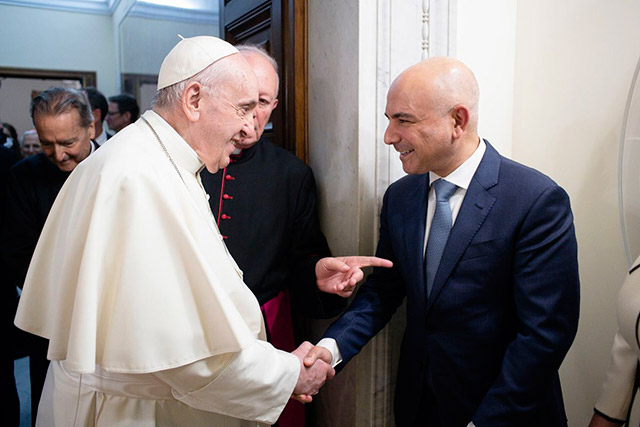AGBU Congratulates Central Board Member Eric Esrailian on Receiving Medal from Pope Francis