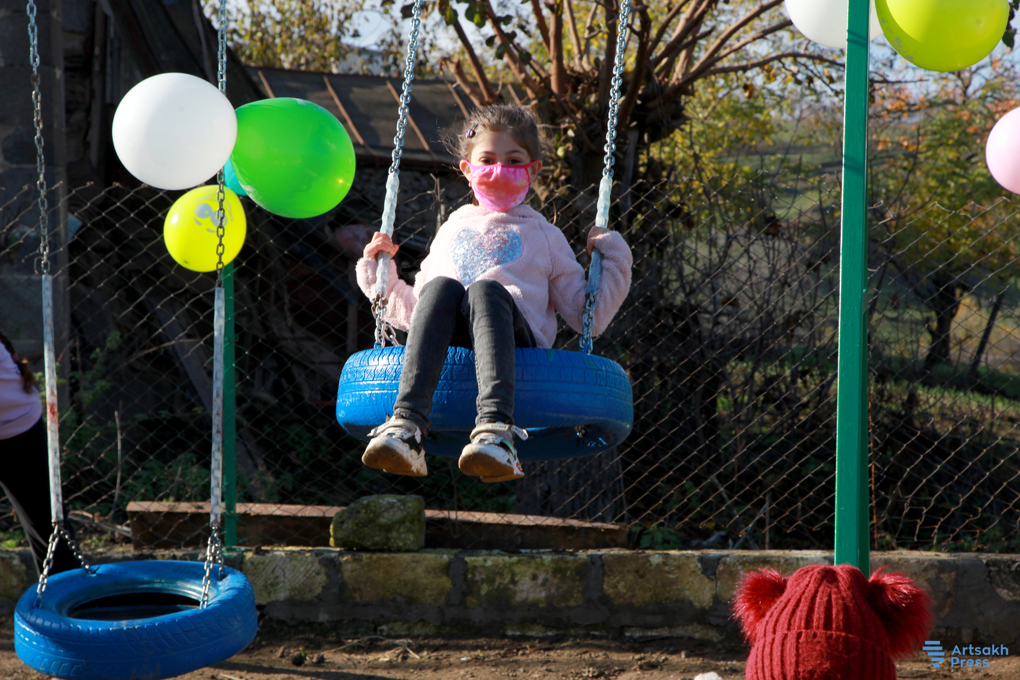 A new children’s playground opened in Mushkapat