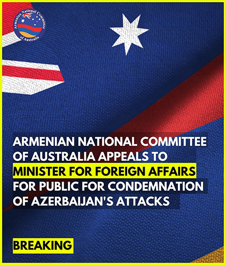 Australian Government Urged to Condemn Attacks on Armenia by Azerbaijan