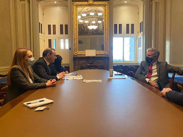 The Secretary of the Security Council, Armen Grigoryan, Met with Frank Pallone, Congressional Armenian Caucus Founding Co-Chair