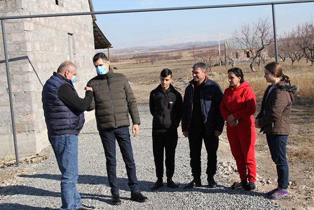 Another family, displaced from Artsakh, celebrated housewarming