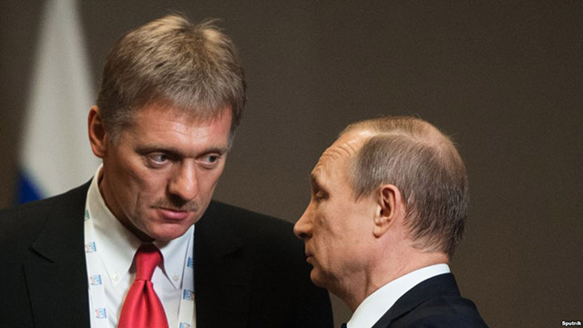 EU blacklists 26 Russians, including Kremlin spokesman Peskov, and one company