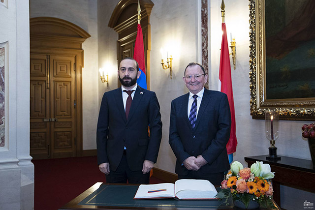 Ararat Mirzoyan and Fernand Etgen exchanged views on issues on regional security and stability