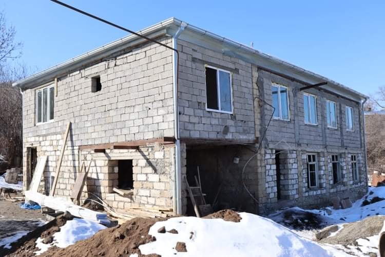 Reconstruction works being carried out in Karmir Shuka and Taghavard