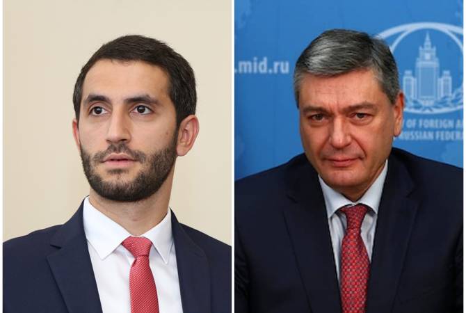 Ruben Rubinyan and Andrey Rudenko discussed process of normalization of Armenia-Turkey relations