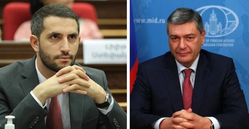 Ruben Rubinyan and Andrey Rudenko exchanged views on the normalization process between Armenia and Turkey