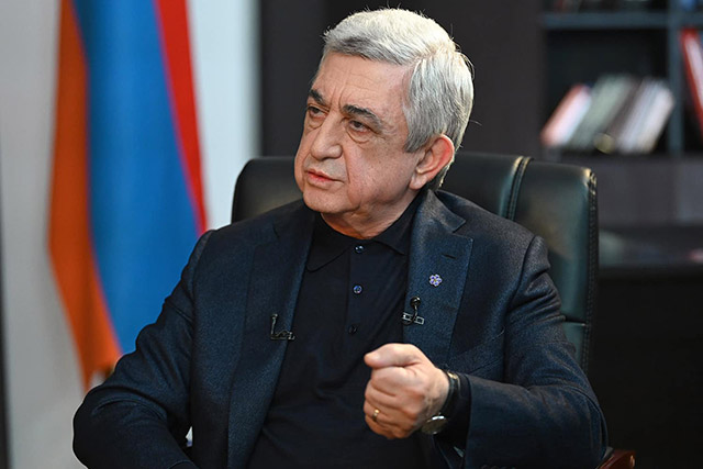The RA government is “a sort of half-hearted guarantor” of Artsakh. Serzh Sargsyan