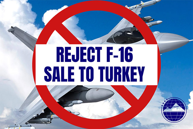 Members of Congress Sign Bipartisan Letter Opposing F-16 Sale to Turkey