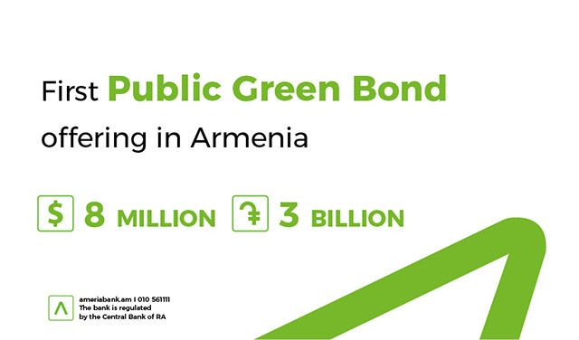 Ameriabank is the First in Armenia to Place Green Bonds via Public Offering