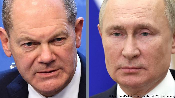 Scholz warned Putin that recognizing the separatists would be a “unilateral breach” of the Minsk peace accords