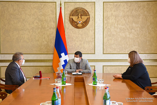 President Harutyunyan received philanthropist Alek Baghdasaryan