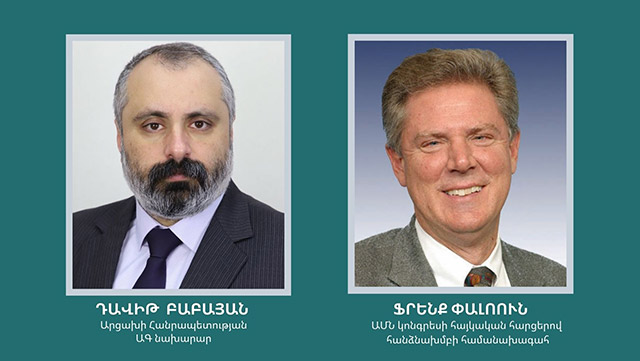 David Babayan had a virtual meeting with Co-Chairman of the U.S. Congressional Caucus on Armenian Issues Frank Pallone