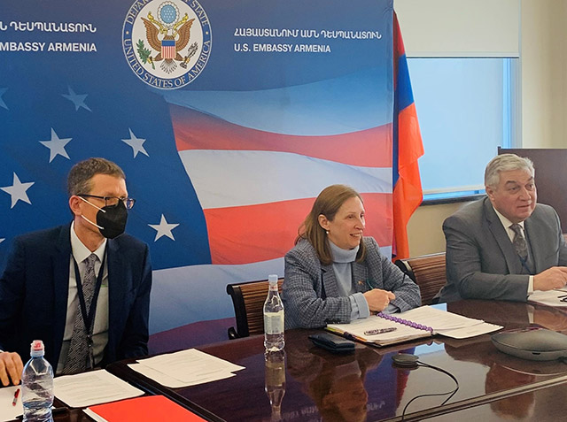The first virtual session of the U.S.–Armenia Strategic Dialogue kicked off on Monday