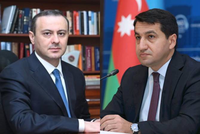Armen Grigoryan and Hikmet Hajiyev agreed to meet again over the coming weeks