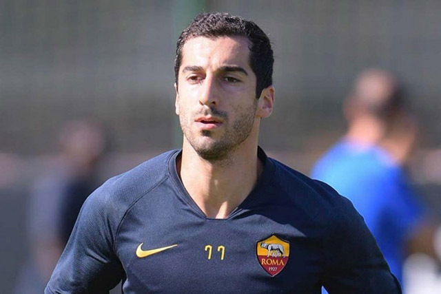 Mkhitaryan arrives for first training with Inter