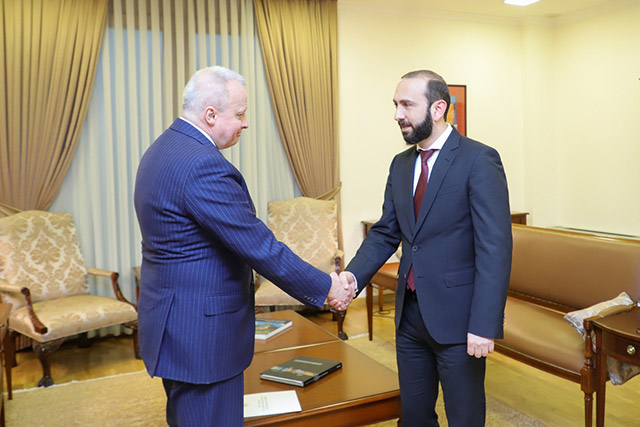 The Foreign Minister of Armenia received the Ambassador of Russia to Armenia Sergey Kopirkin