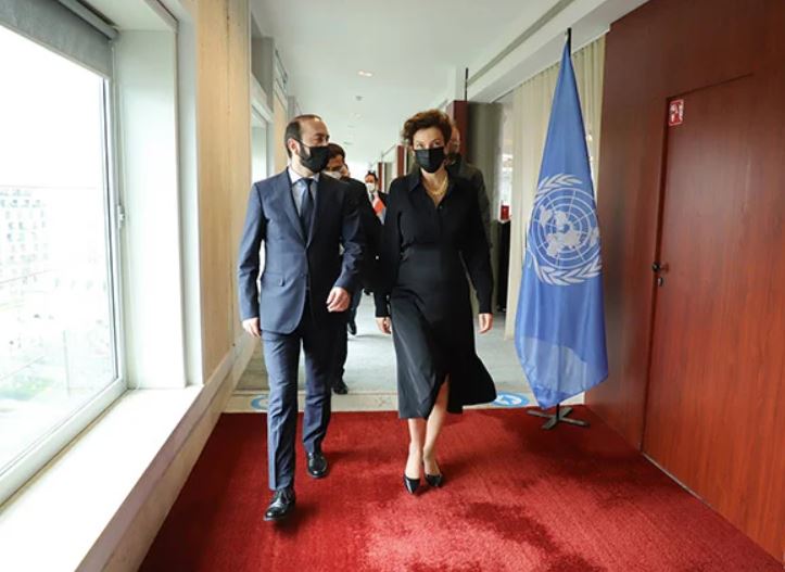 Ararat Mirzoyan stressed the urgency of immediate intervention of UNESCO in the current situation