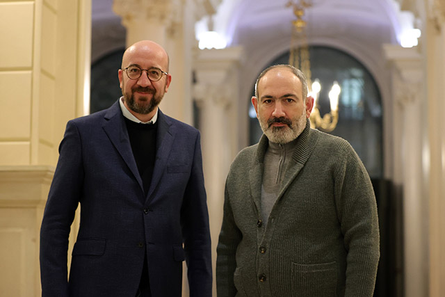 Pashinyan sends congratulatory message to the President of the European Council Charles Michel